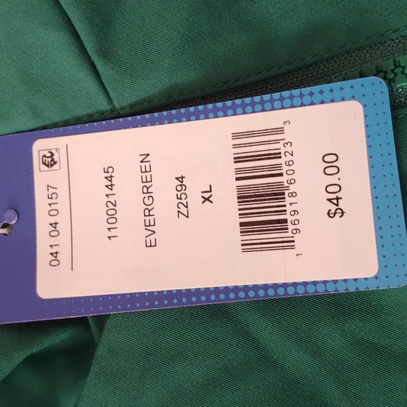 NWT Prince Pickleball Men's Full Zip Lightweight Jacket Green/Blue Size XL - Picture 7 of 8